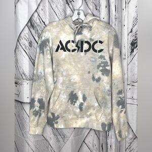 AC/DC Tie Dye Hoodie Pullover M